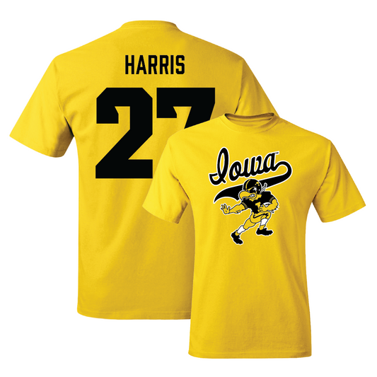 Gold Football Mascot Tee   - Jermari Harris