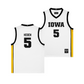 Iowa Women's Basketball White Jersey - Ava Heiden