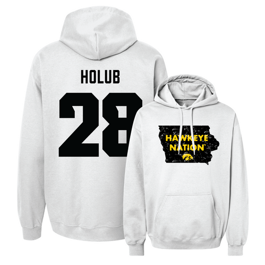 Baseball White State Hoodie   - Andrew Holub