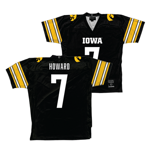 Black Iowa Football Jersey   - Dayton Howard