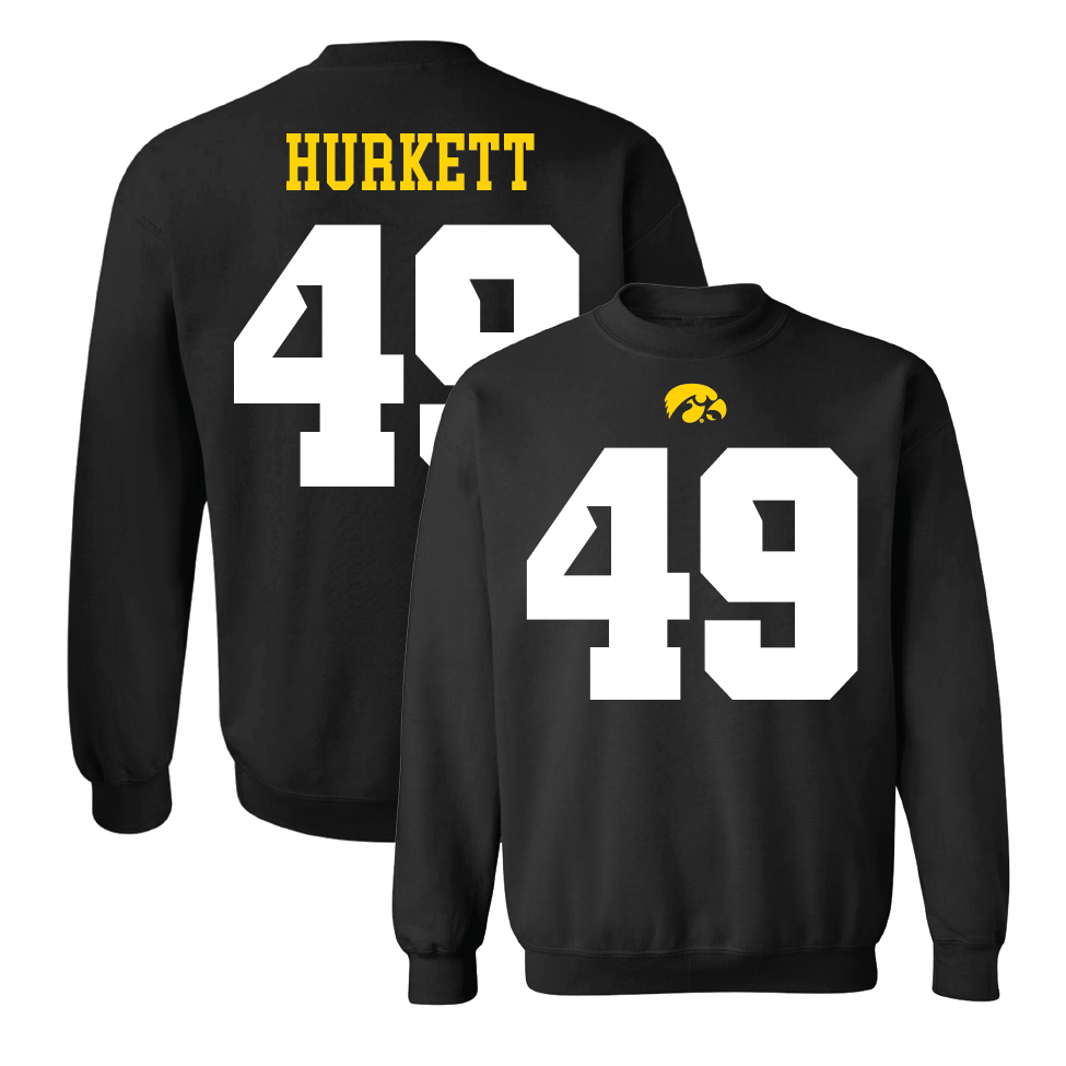 Black Football Shirsey Crew   - Ethan Hurkett