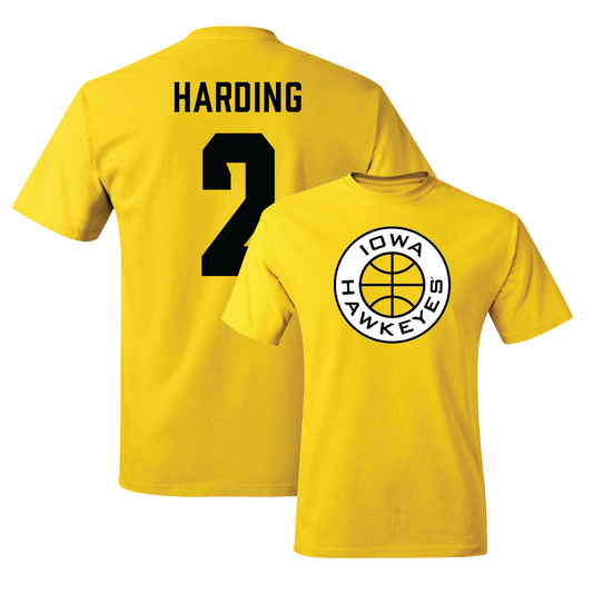 Gold Men's Basketball Tee - Brock Harding