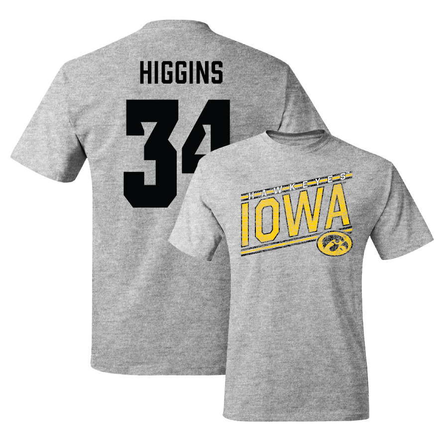 Sport Grey Football Slant Tee - Jay Higgins