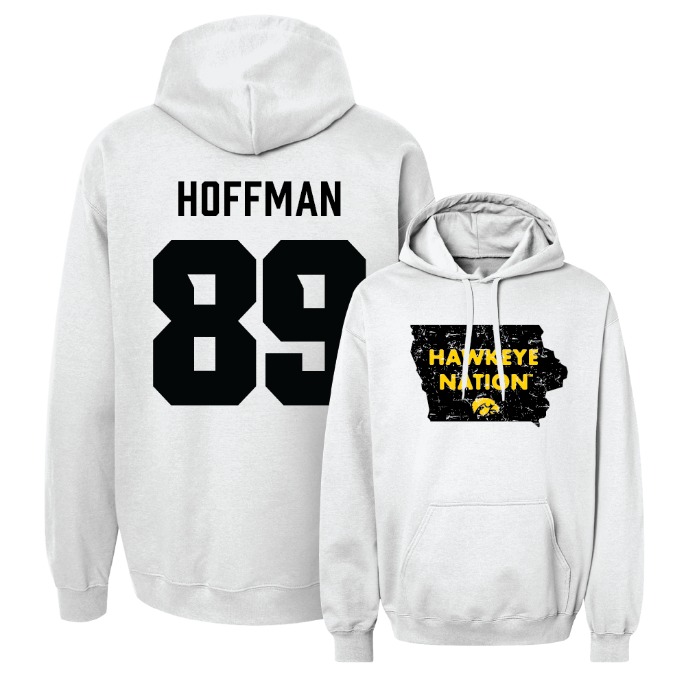 White Football State Hoodie   - Gavin Hoffman