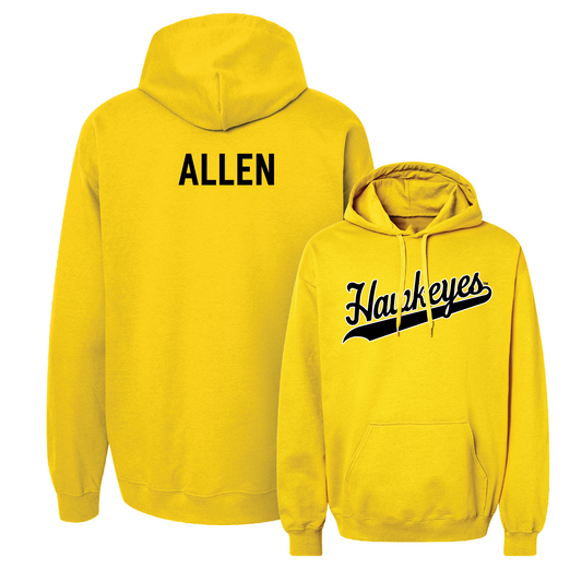 Gold Track & Field Script Hoodie Youth Small / Damoy Allen