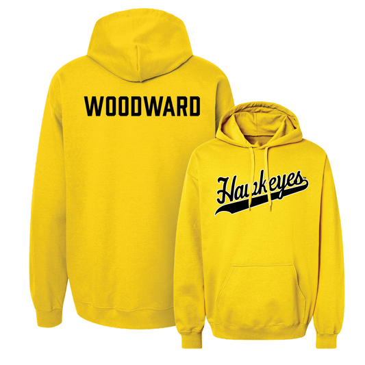 Gold Swim & Dive Script Hoodie Youth Small / Lainey Woodward