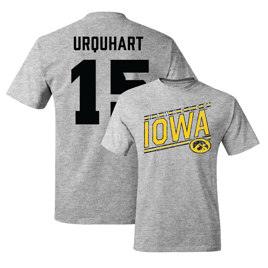 Sport Grey Women's Volleyball Slant Tee Youth Small / Michelle Urquhart | #15