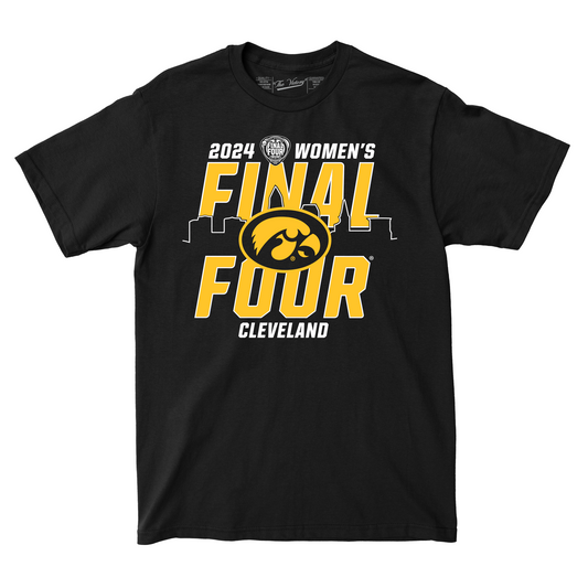 Iowa WBB 2024 Final Four Skyline T-shirt by Retro Brand