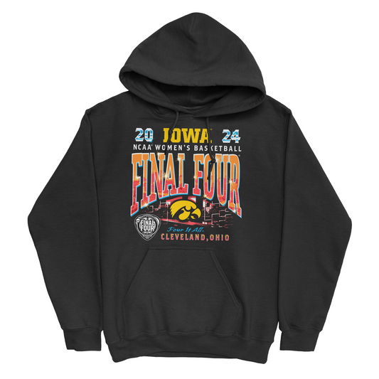 Iowa WBB 2024 Final Four Streetwear Hoodie by Retro Brand