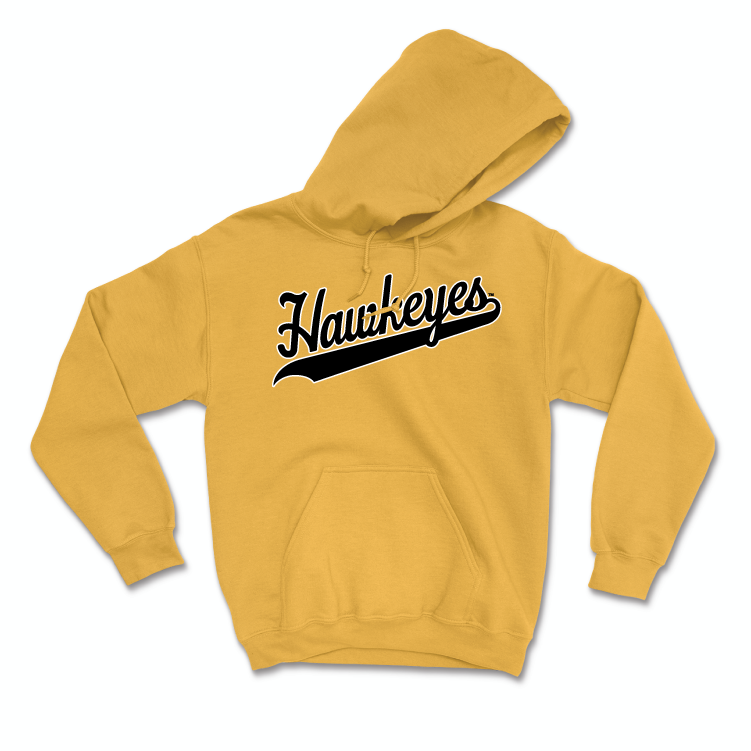 Gold Women's Basketball Script Hoodie - Kylie Feuerbach