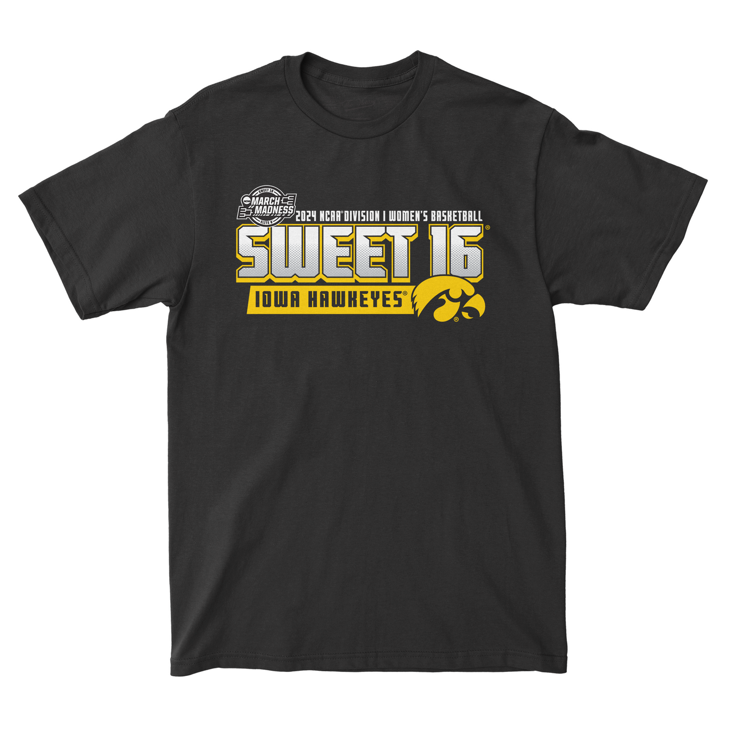 Iowa WBB 2024 Sweet Sixteen T-shirt by Retro Brand