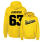 Gold Football Script Hoodie  - Josh Janowski