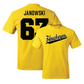 Gold Football Script Tee  - Josh Janowski