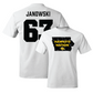 White Football State Comfort Colors Tee  - Josh Janowski