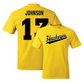 Gold Women's Basketball Script Tee  - Kennise Johnson