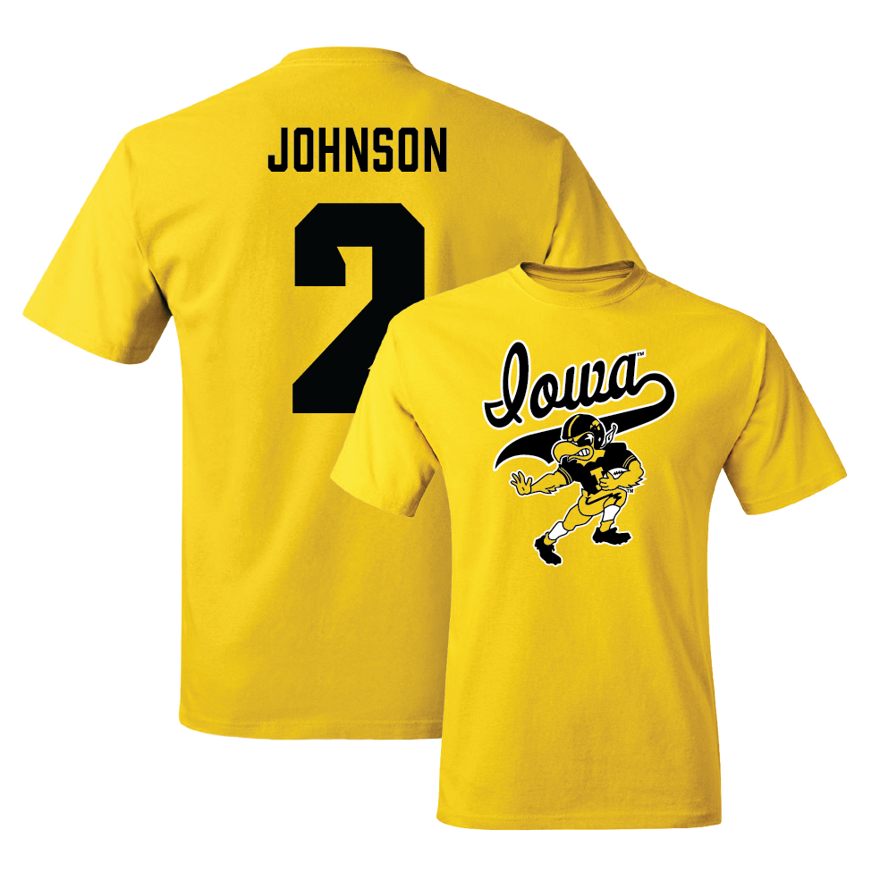 Gold Football Mascot Tee   - Kaleb Johnson