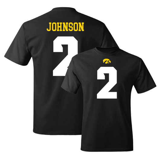 Black Football Shirsey Tee   - Kaleb Johnson