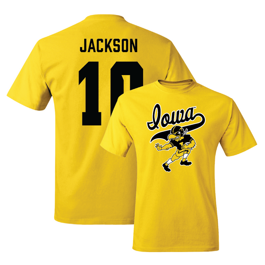 Gold Football Mascot Tee - Nick Jackson