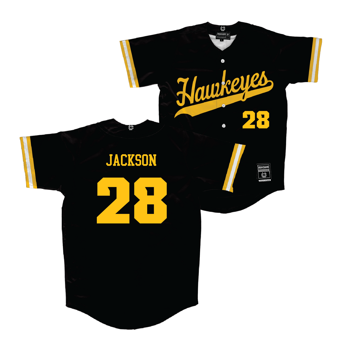 Iowa Softball Black Jersey - Avery Jackson