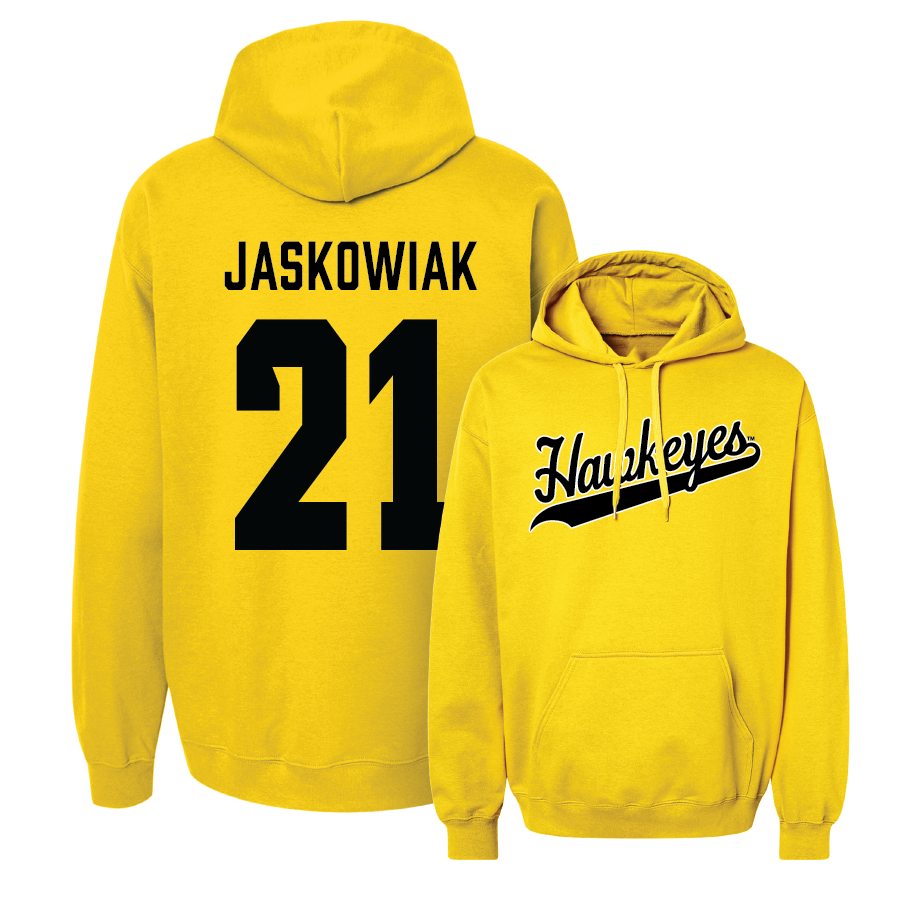 Gold Softball Script Hoodie - Andrea Jaskowiak