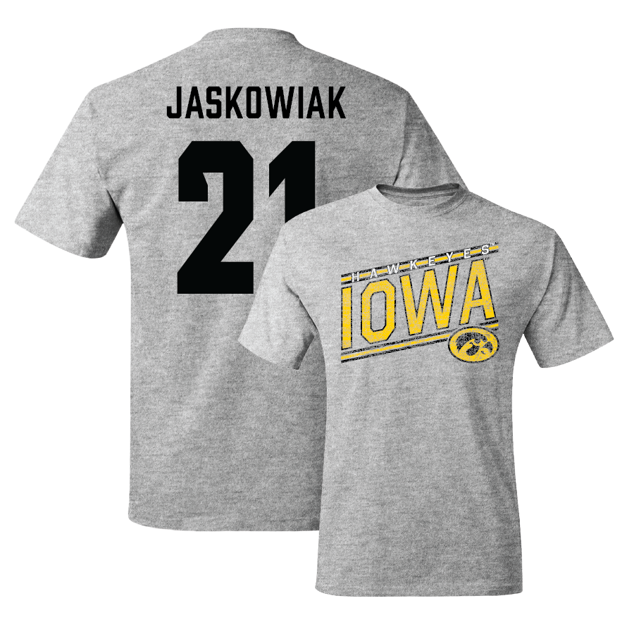 Sport Grey Softball Slant Tee - Andrea Jaskowiak