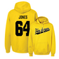 Gold Football Script Hoodie - Leighton Jones