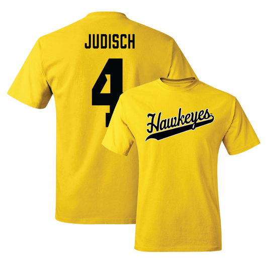 Gold Softball Script Tee - Maren Judisch