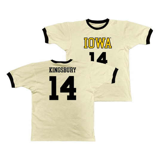 Iowa Retro Ringer Tee - Carter Kingsbury