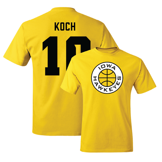 Gold Men's Basketball Tee  - Jacob Koch