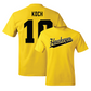 Gold Men's Basketball Script Tee  - Jacob Koch