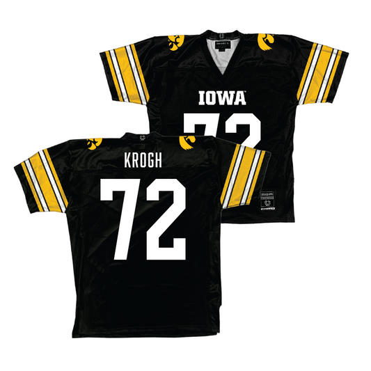 Iowa Football Black Jersey - Kale Krogh