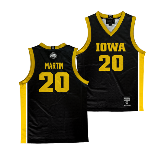 Legacy Collection: Iowa Women's Basketball Black Jersey - Kate Martin | #20