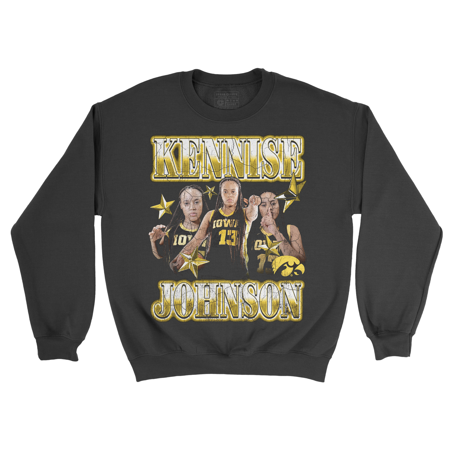 EXCLUSIVE RELEASE: Kennise Johnson 90s Graphic Black Crew