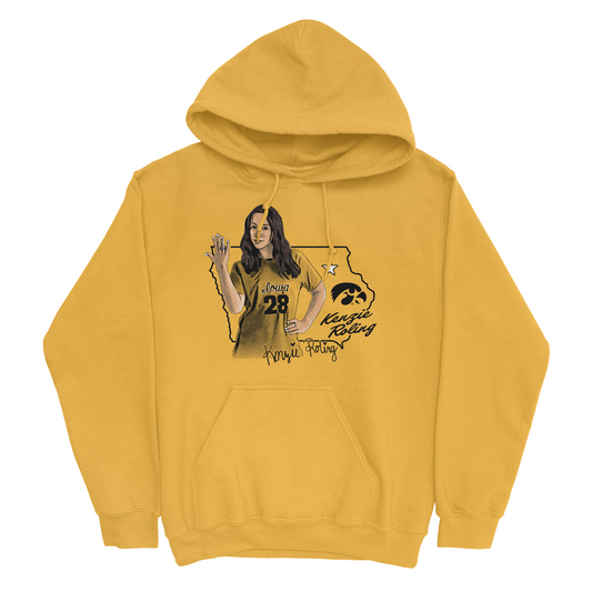 EXCLUSIVE RELEASE: Kenzie Roling Cartoon Gold Hoodie