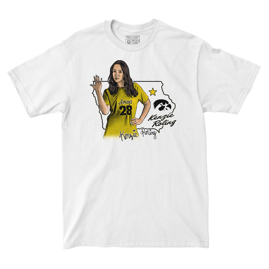 EXCLUSIVE RELEASE: Kenzie Roling Cartoon White Tee