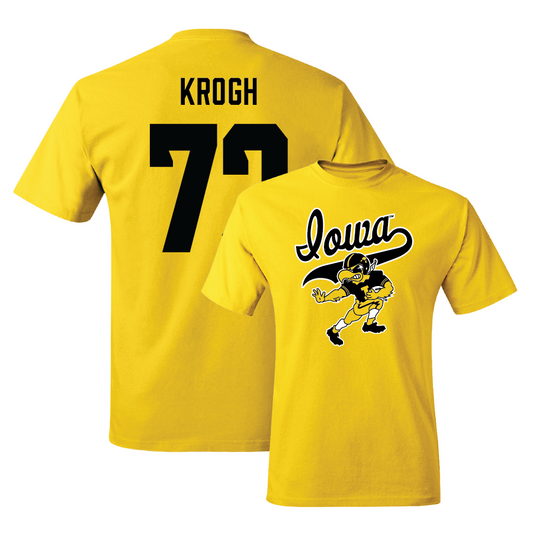 Gold Football Mascot Tee - Kale Krogh