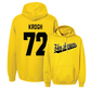 Gold Football Script Hoodie - Kale Krogh