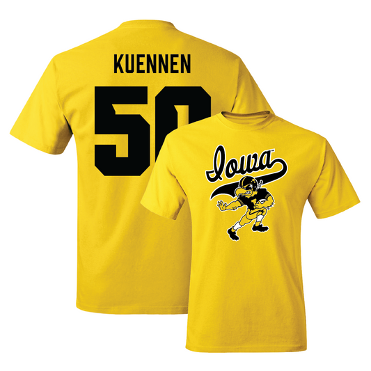 Gold Football Mascot Tee   - Ryan Kuennen