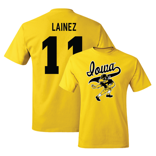 Gold Football Mascot Tee - Marco Lainez