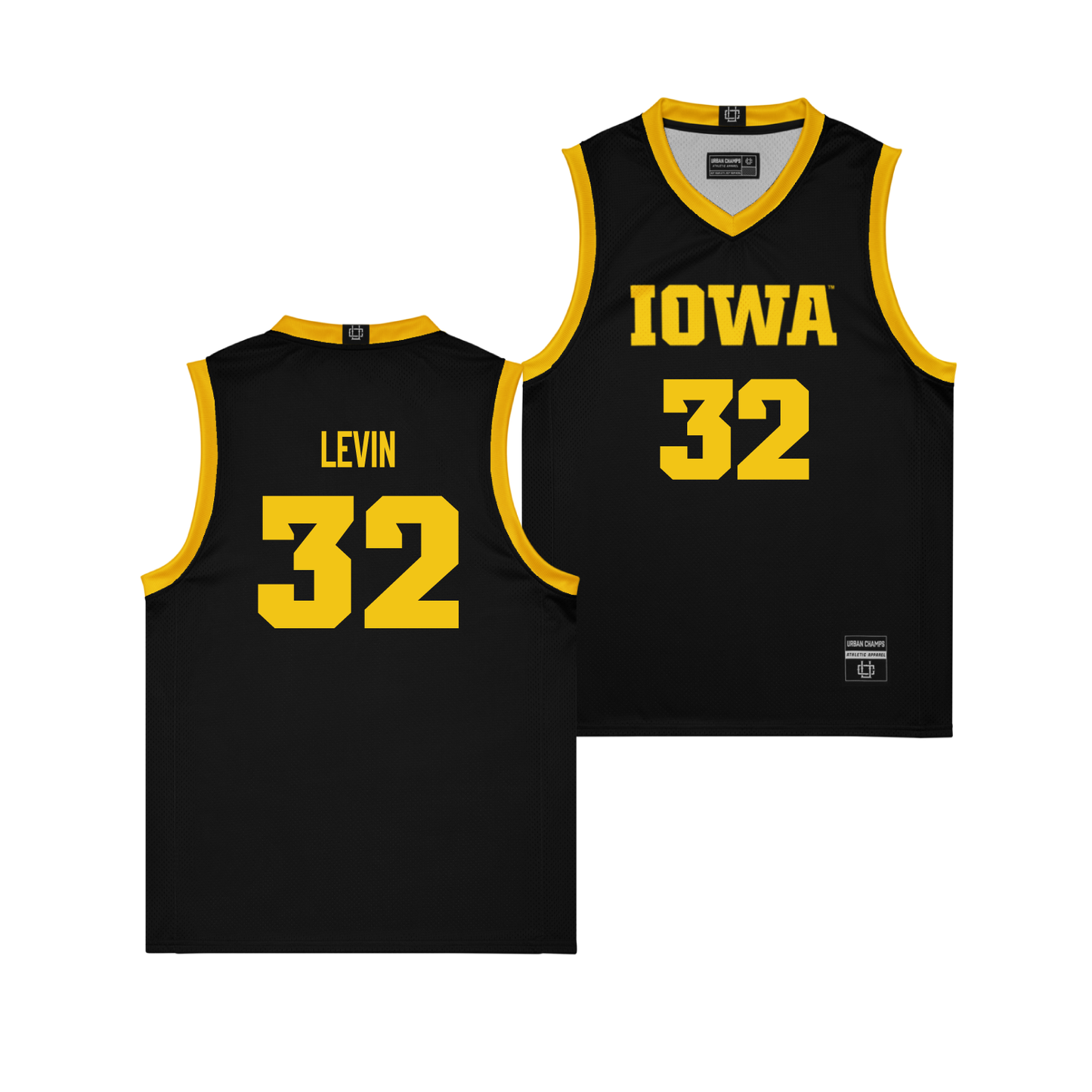 Iowa Women's Black Basketball Jersey  - Callie Levin