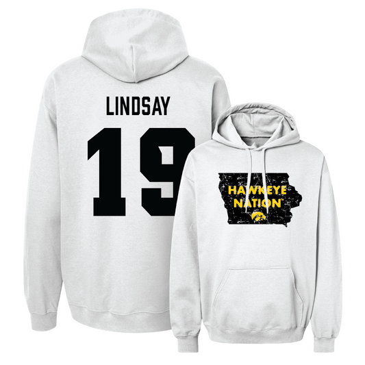 Softball White State Hoodie - Hannah Lindsay