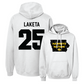 Men's Basketball White State Hoodie - Luc Laketa