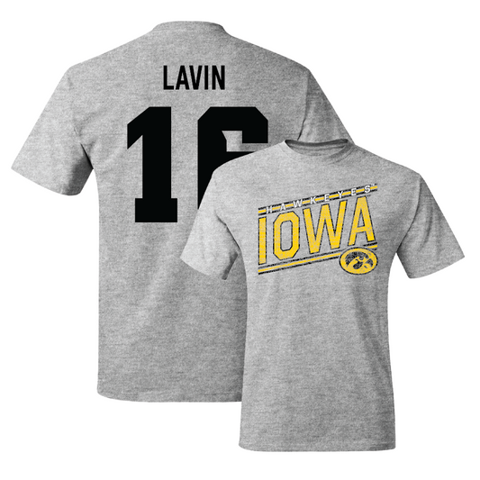 Sport Grey Women's Volleyball Slant Tee - Emily Lavin