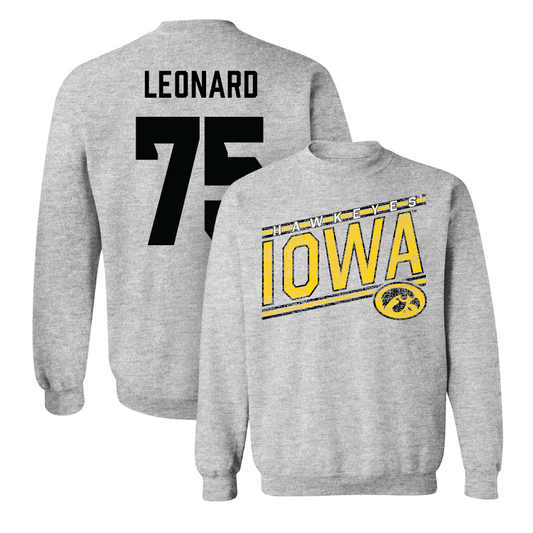 Sport Grey Football Slant Crew - Cannon Leonard