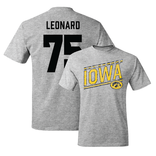 Sport Grey Football Slant Tee - Cannon Leonard