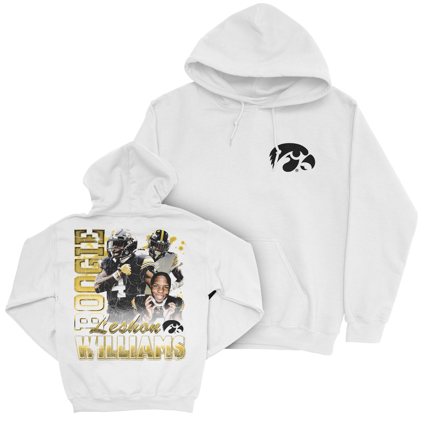 EXCLUSIVE RELEASE: Leshon Williams Graphic White Hoodie