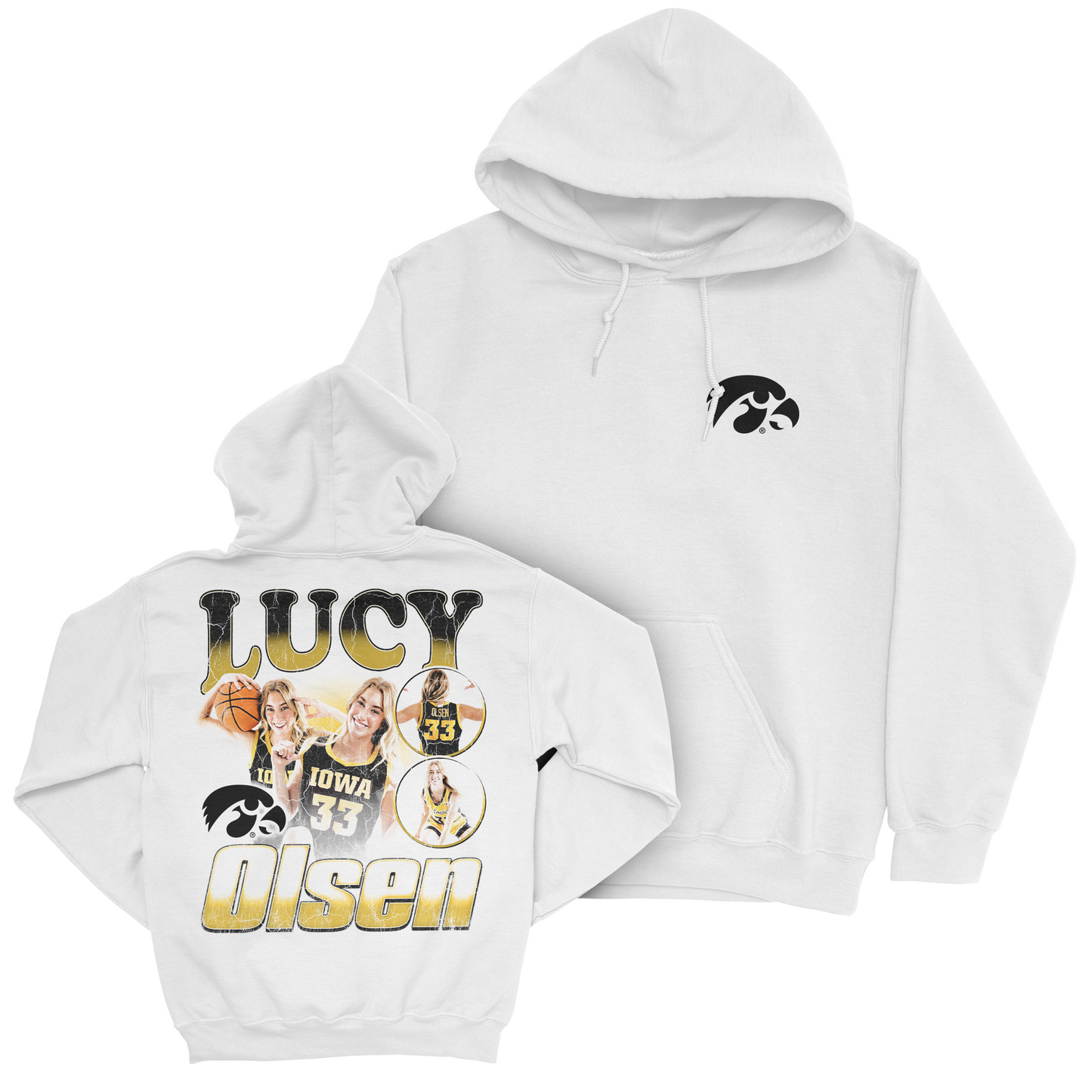 EXCLUSIVE RELEASE: Lucy Olsen 90s Graphic White Hoodie