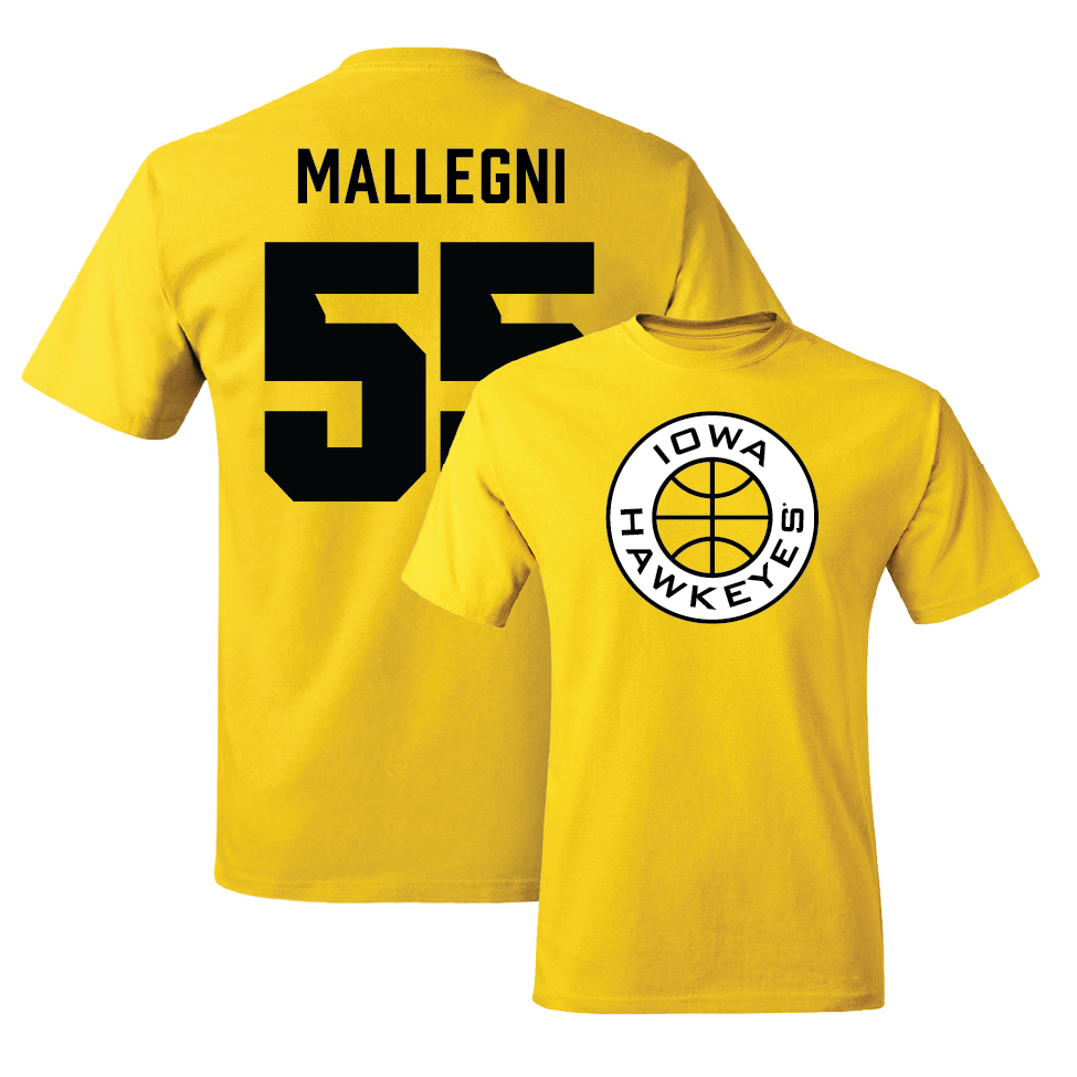 Gold Women's Basketball Tee  - Teagan Mallegni