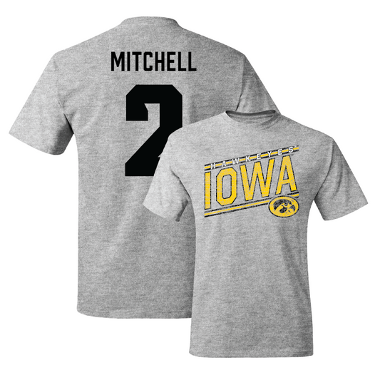 Sport Grey Baseball Slant Tee  - Gable Mitchell