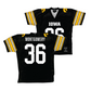 Black Iowa Football Jersey   - Jayden Montgomery